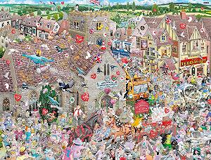 Пазл All Jigsaw Puzzles Mike Jupp Series Я люблю весілля AJP151083 1000 елементів 66 x 50 см synthetic.ua - Фото 1