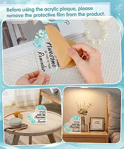 Подарунковий набір Акрилова табличка, Мило-квітка, Ароматична свічка, Сіль для ванн, Маска для сну Синій synthetic.ua - Фото 1