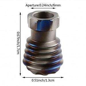 Намистини для ножа Titanium Alloy для паракорду EDC титановий сплав synthetic.ua - Фото 1