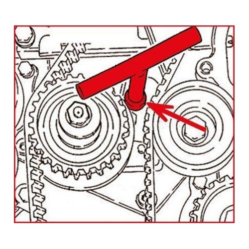 Ключ для натяжения ремня ГРМ KS TOOLS 150.1253, фото №2