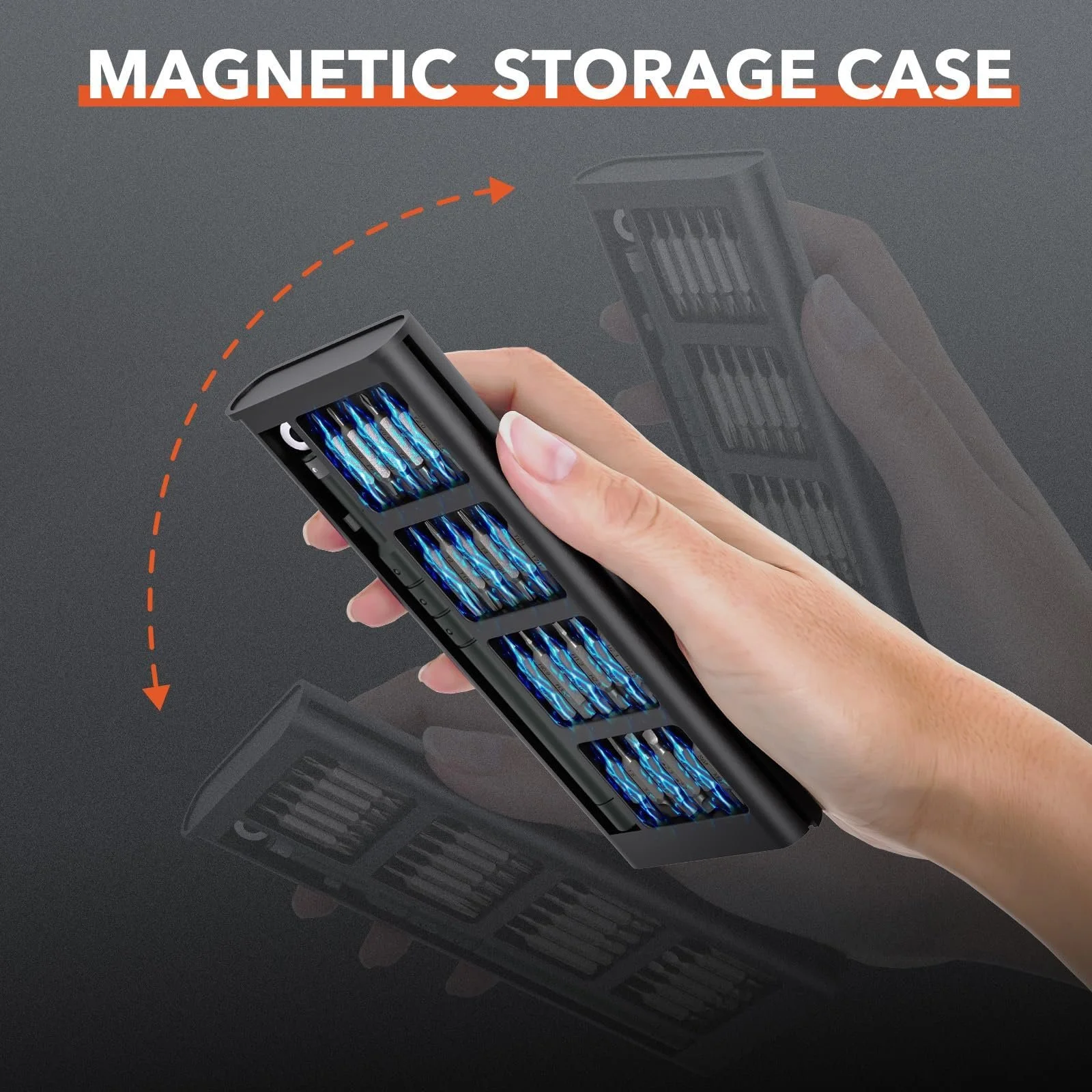 Набір викруток прецизійних JOREST 52-в-1 для електроніки та годинників, фото №3