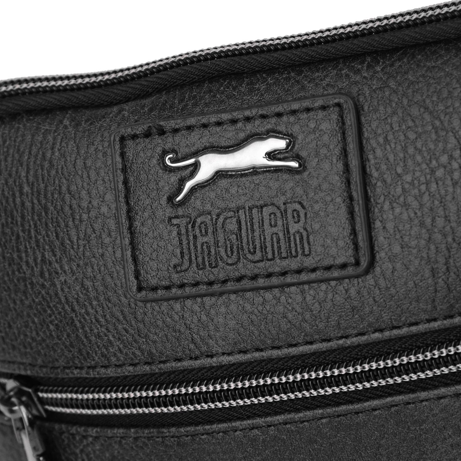 Сумка через плече JAGUAR Чоловіча З штучної шкіри Багатокишенькова З регульованим плечовим ременем, фото №4