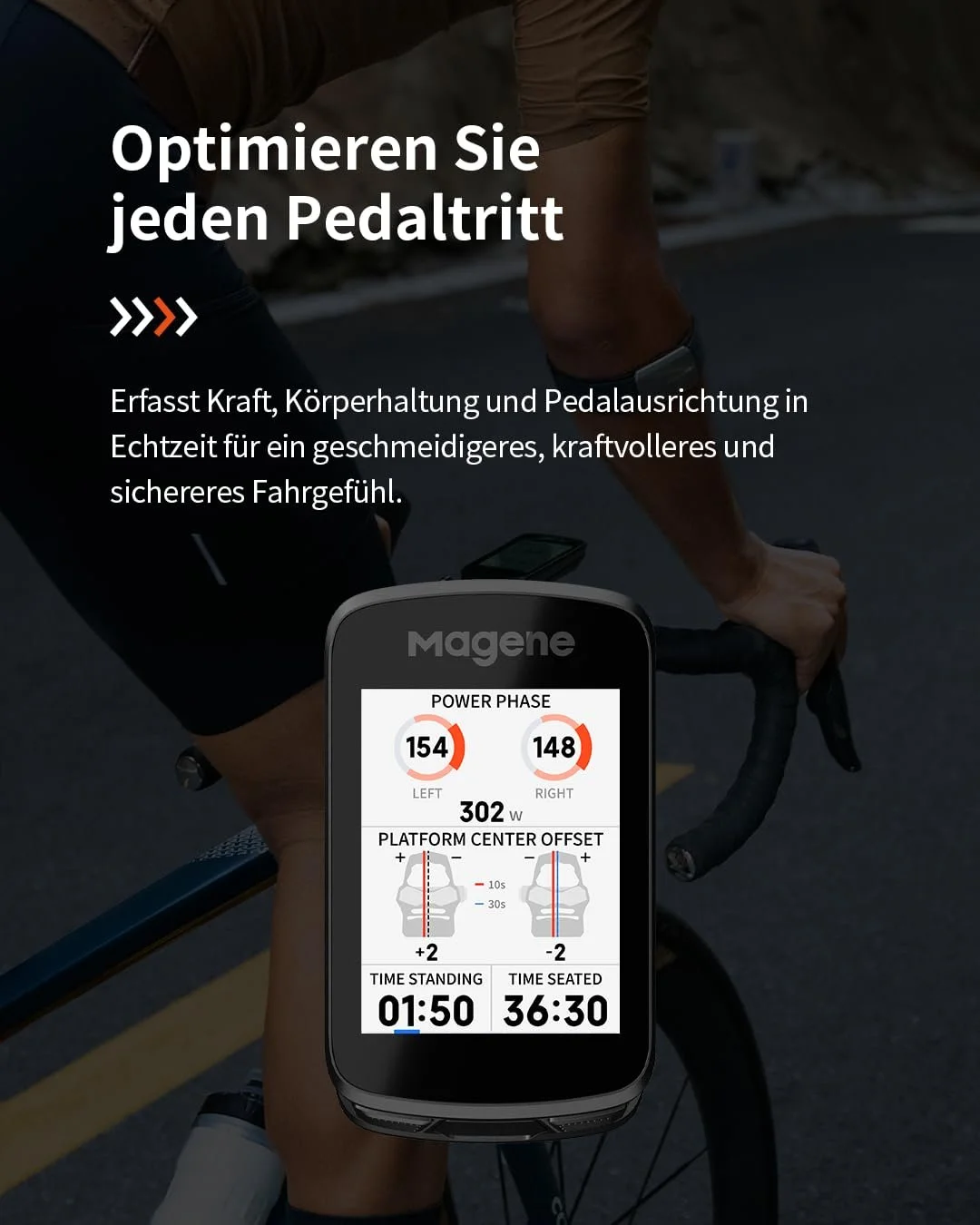 Велокомпьютер Magene C606 Pro GPS 2.8 дюйма цветной сенсорный экран ClimbPro Navigation Bluetooth ANT+ WiFi, фото №8