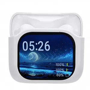 Навушники для усного перекладу, LCD сенсорний екран,  для 137 мов, онлайн, BT 5.4 IPX5 водонепроникний - Фото 1