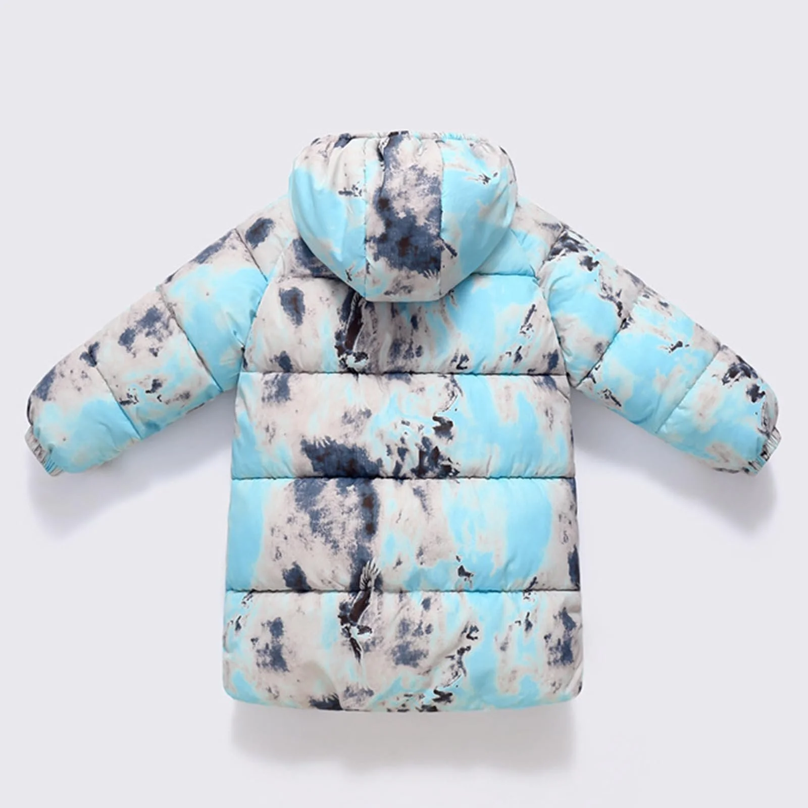 Довге зимове пальто для дівчаток, вітронепродувне, теплий верхній одяг для холодної пори року, фото №2