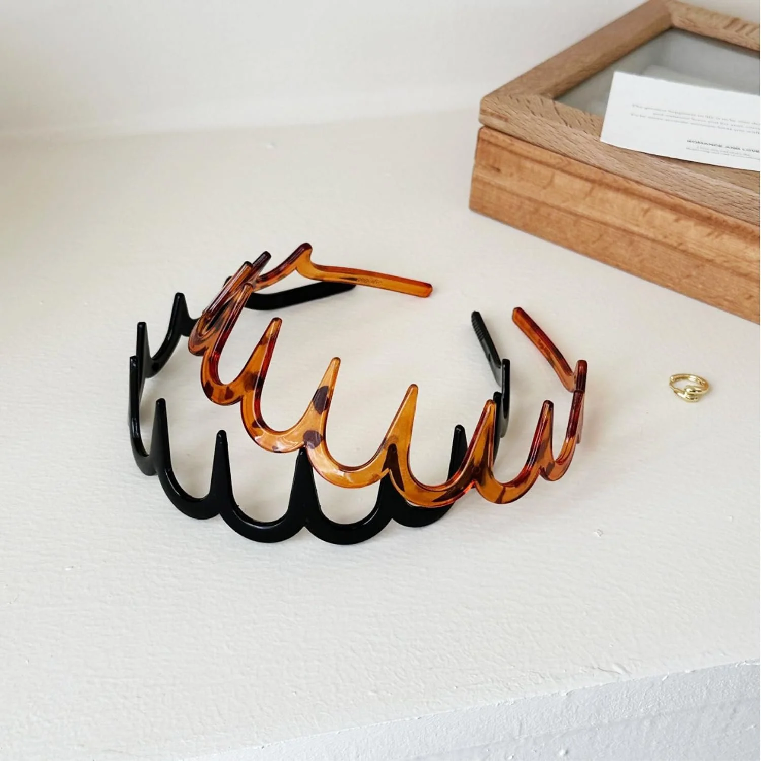 Набор из 2-х зигзагообразных обручей., фото №7