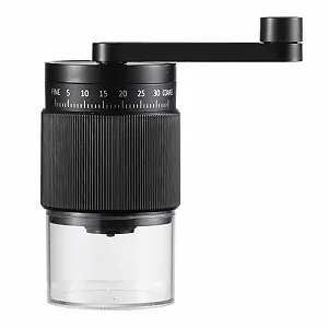 Ручная кофемолка с 35 регулируемыми параметрами помола, эргономичной ручкой, простая в очистке, усовершенствованный синтетический жерновой механизм - Фото 1