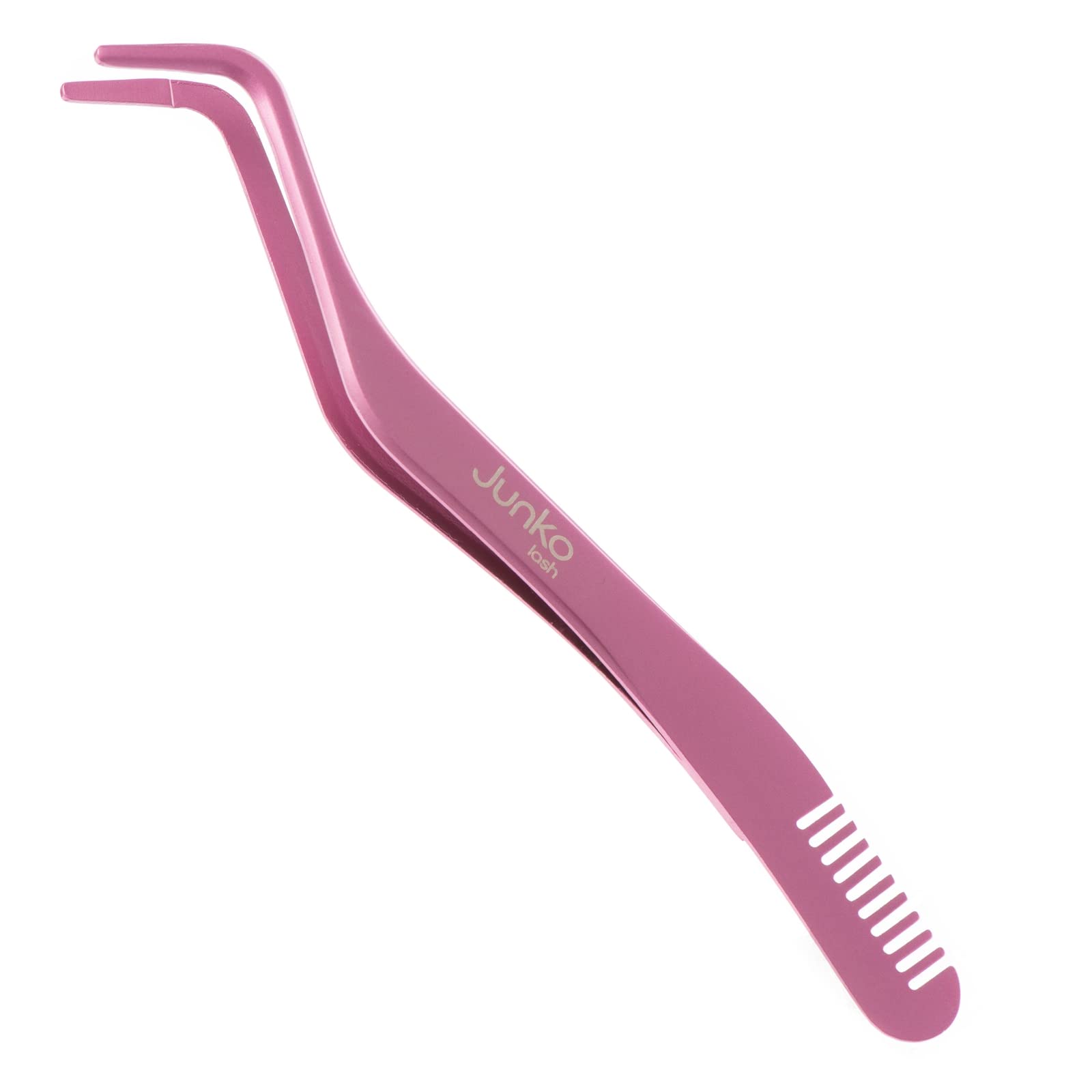 Прилад Beauty Junko Eyelash Applicator 2-в-1 Двосторонній з Вбудованим Гребінцем Перлинний Рожевий, фото №1