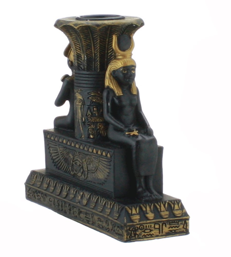 Свічник Pacific Trading Antique Egyptian Style Isis і Osiris, фото №3