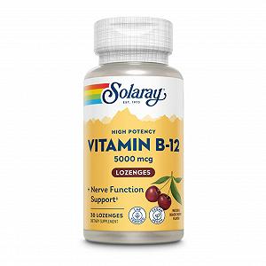 Vitamin B-12 5000mcg 30 lozenges Natural Cherry - Фото 1