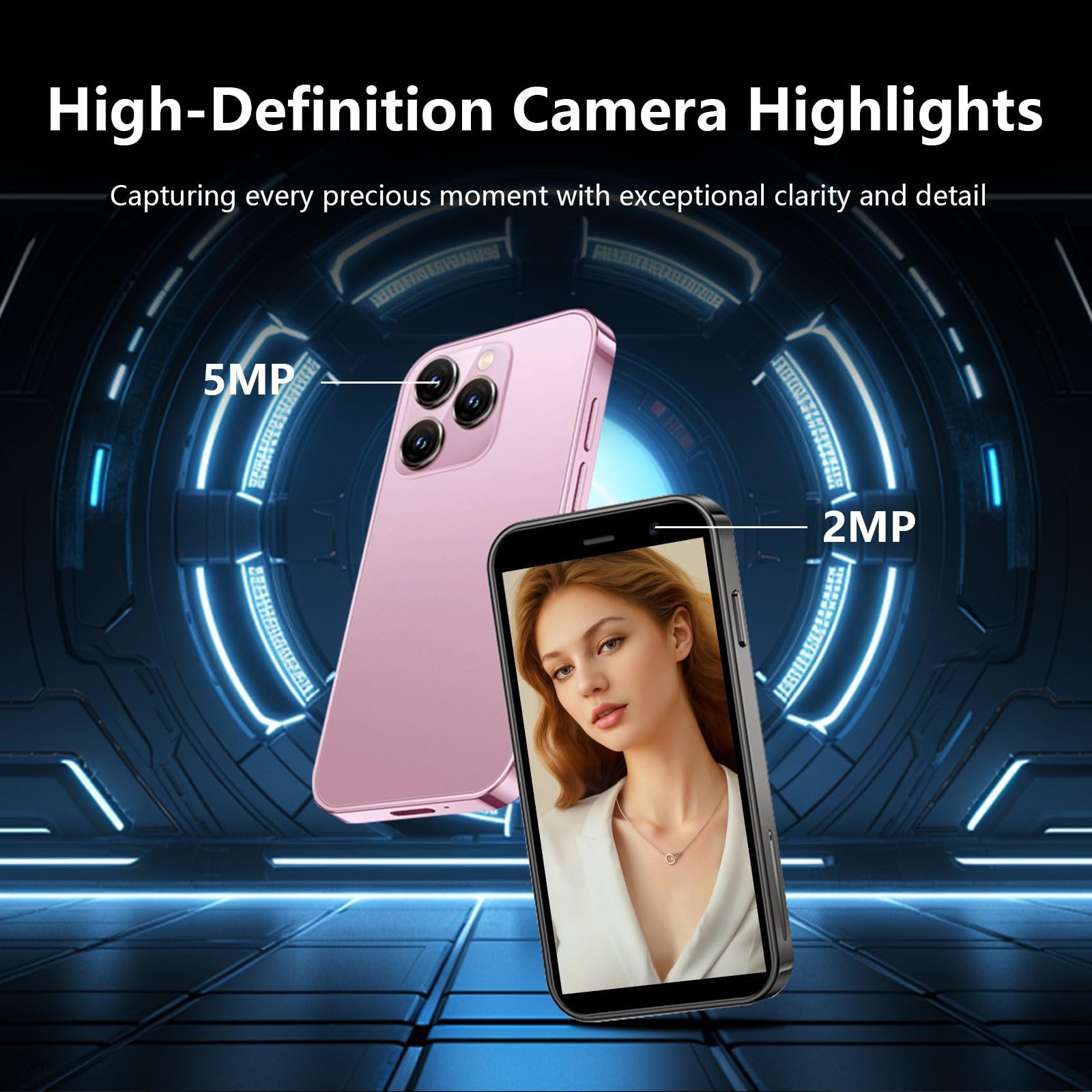 Смартфон BLKE Mini 4G 3/32 GB Pink, фото №6 Смартфон BLKE Mini 4G 3/32 GB Pink, фото №6