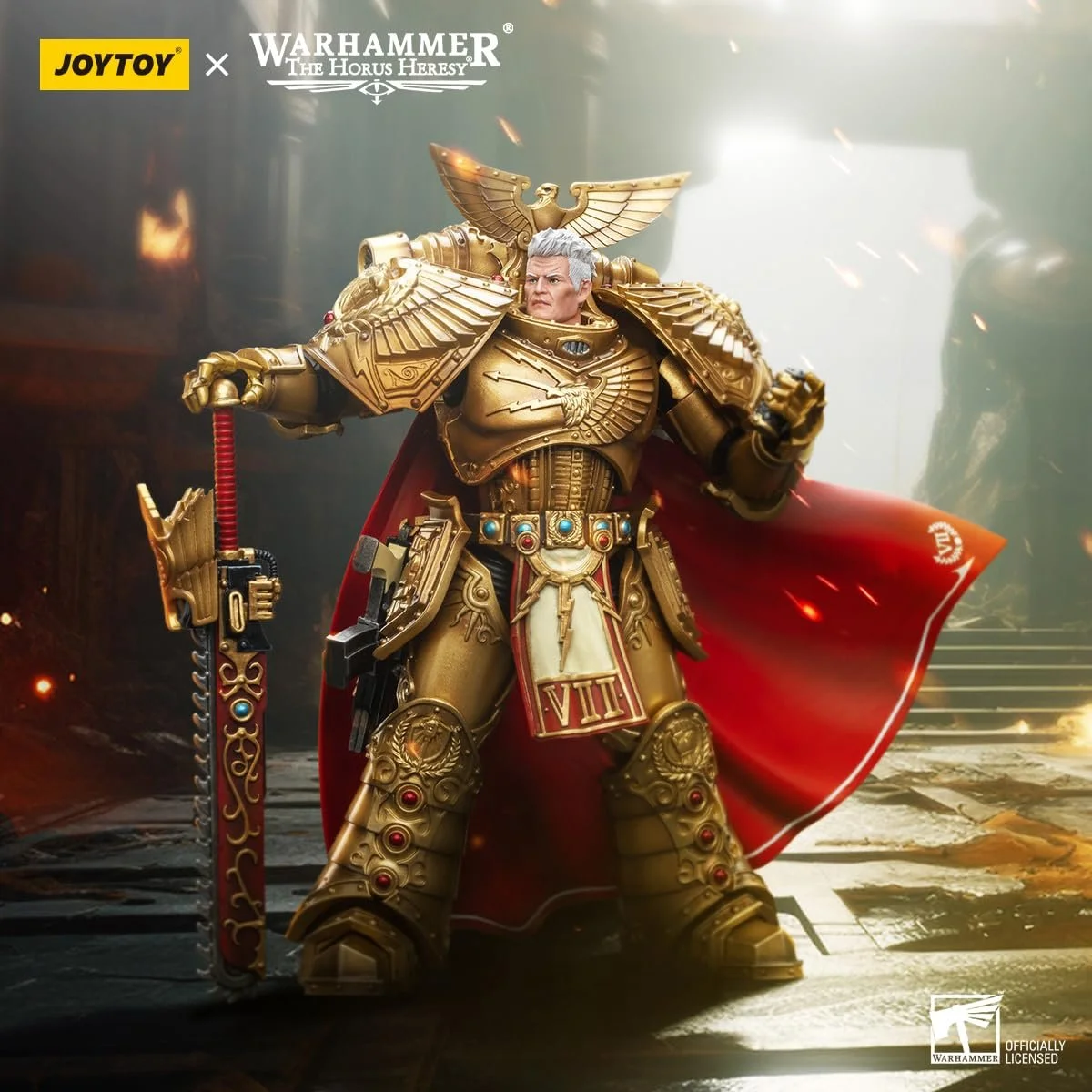 Фігурка LEBOO Joytoy Warhammer Imperial Fists Rogal Dorn Primarch of The Vllth Legion, 18 см, фото №2