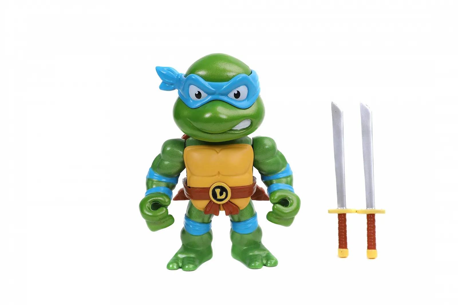 Колекційна ігрова фігурка Jada Toys Turtles Leonardo 10 см Зелений/Синій, фото №2