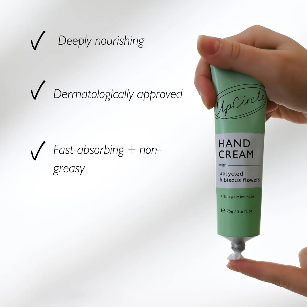 Крем для рук UpCircle з квітами гібіскуса + маслом ши - інтенсивно живильний, фото №5