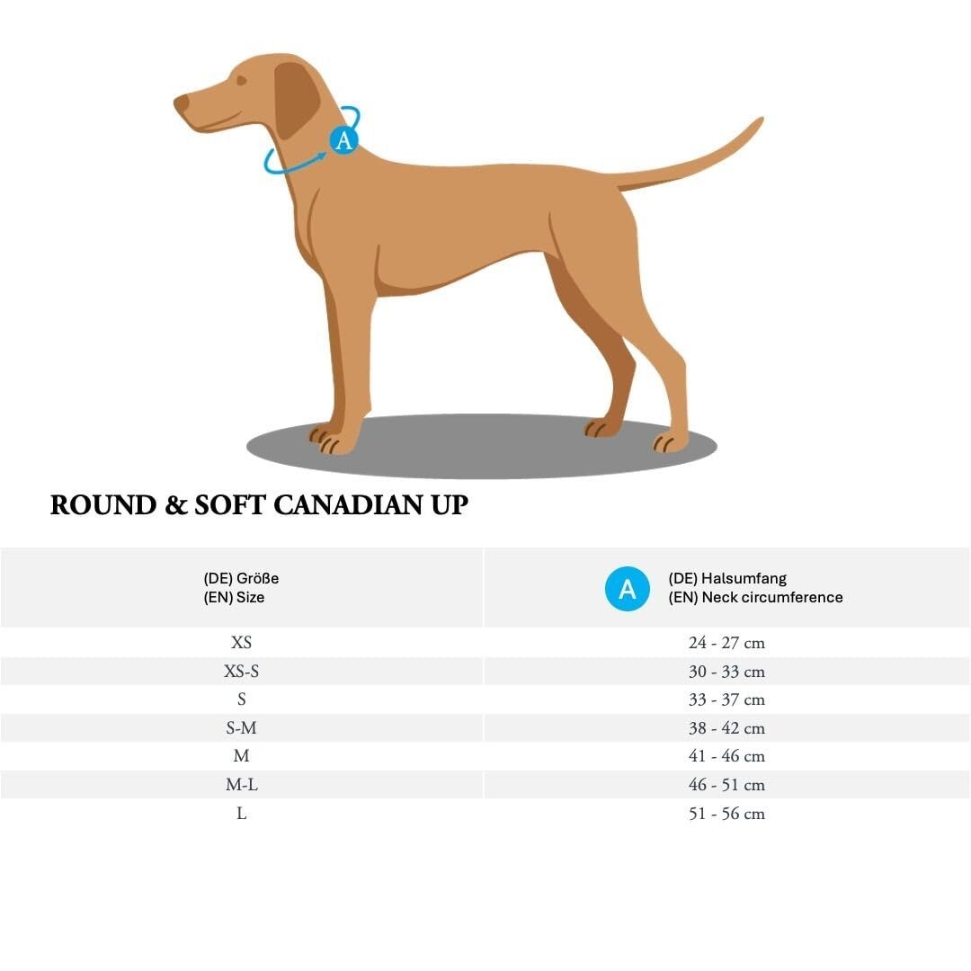 Нашийник HUNTER Round & Soft Canadian UP Dressage Cognac M-L, фото №4