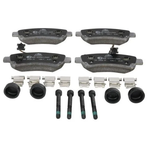 Комплект гальмівних колодок, дискове гальмо ATE 13.0460-4890.2 для CITROËN FIAT OPEL PEUGEOT, фото №2