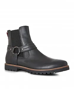 Чоловічі черевики Joe Browns зі шкіри з ремінцем synthetic.ua - Фото 1