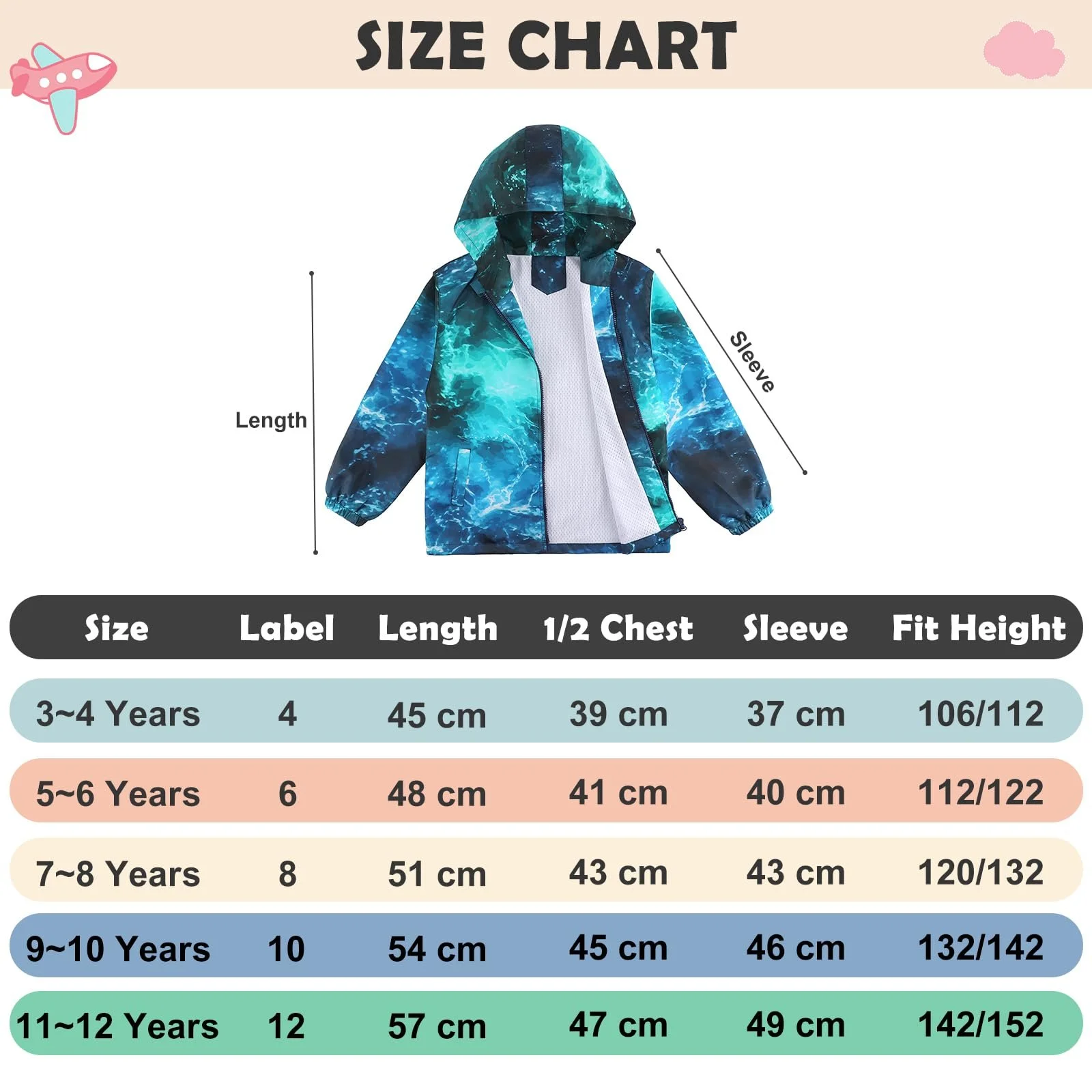 Водонепроникна куртка для хлопчиків LACOFIA, дитяча водовідштовхувальна перехідна шкільна, фото №4