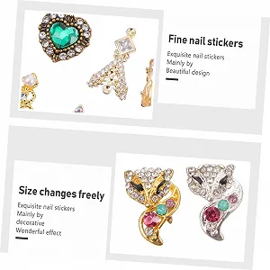 Стразы для ногтей FRCOLOR 100 шт., сплав, для творческого дизайна ногтей, маникюра и украшений, универсальное использование для искусства synthetic.ua - Фото 1