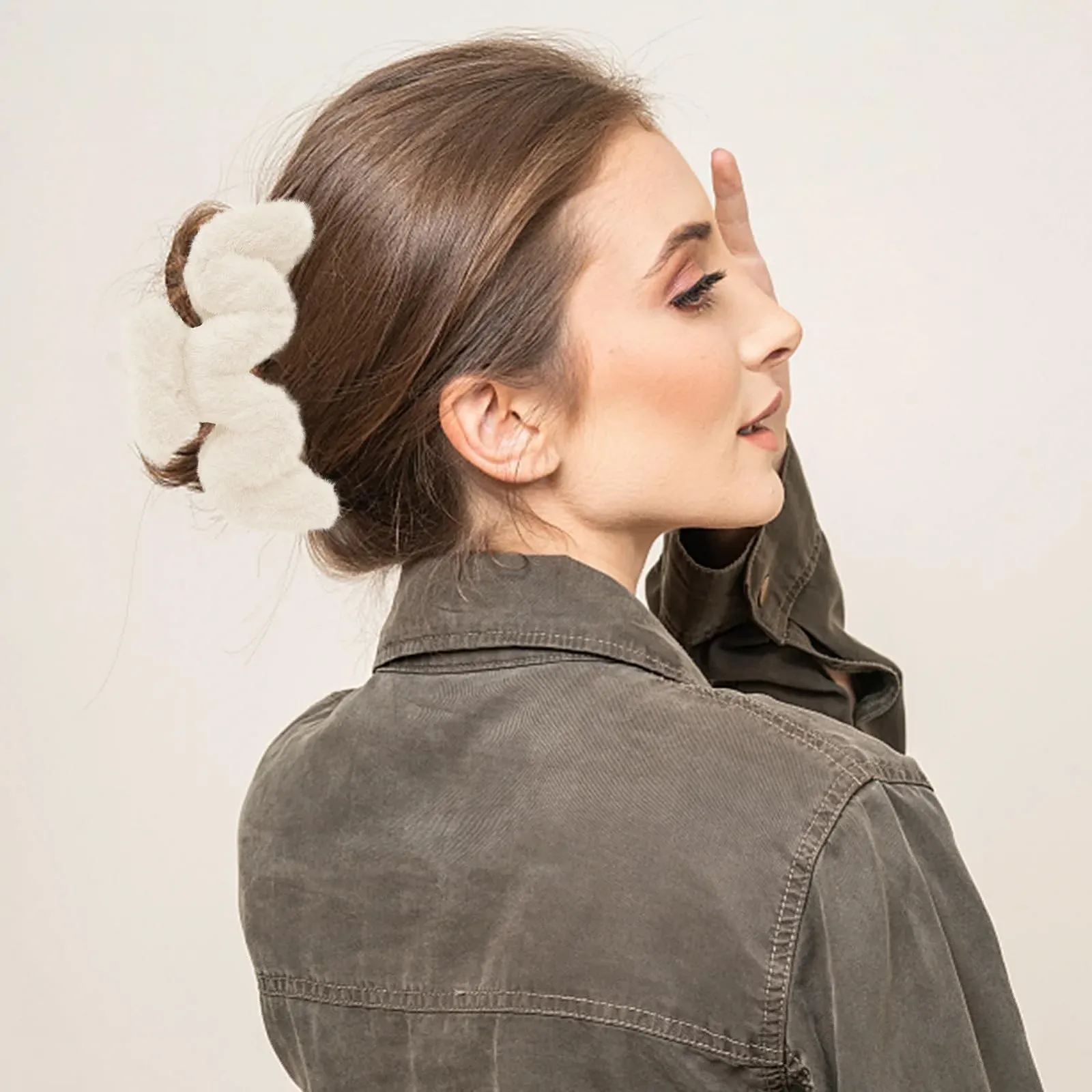 Заколка для волос Пушистая Волнистая Большая заколка для волос для густых длинных волос для женщин и девушек для ежедневного использования, фото №8 Заколка для волос Пушистая Волнистая Большая заколка для волос для густых длинных волос для женщин и девушек для ежедневного использования, фото №8