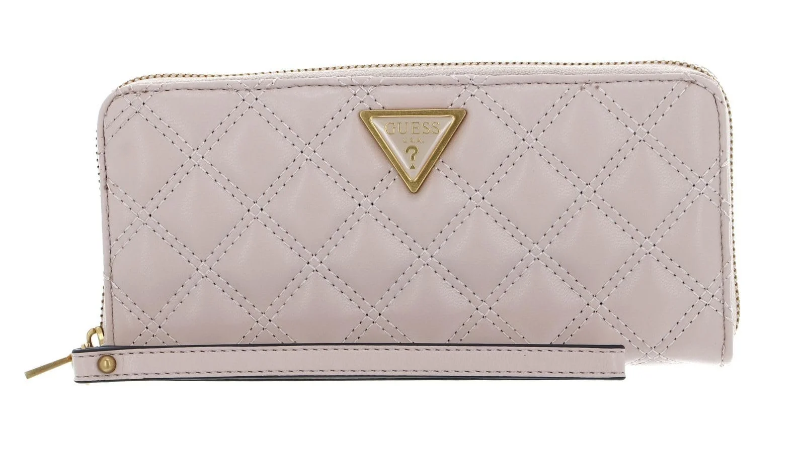 Гаманець GUESS Giully Large Zip Around Light Beige, фото №4