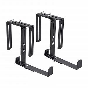 Тримачі для ящиків на перила perfk 2 штуки Регульовані Метал Чорний - Фото 1