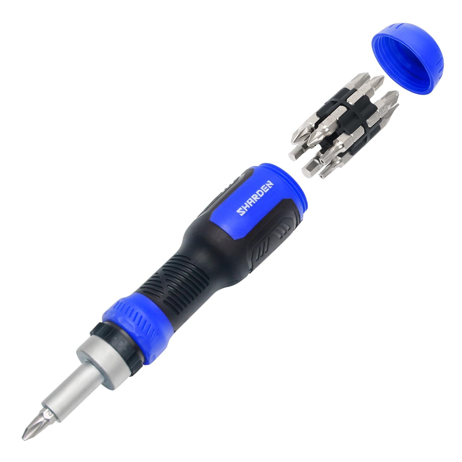Викрутка з тріскачкою SHARDEN 13-в-1 Torx Slotted Phillips Hexagonal Pozidriv 1/4 дюйма Nut Wrench, фото №1 Викрутка з тріскачкою SHARDEN 13-в-1 Torx Slotted Phillips Hexagonal Pozidriv 1/4 дюйма Nut Wrench, фото №1