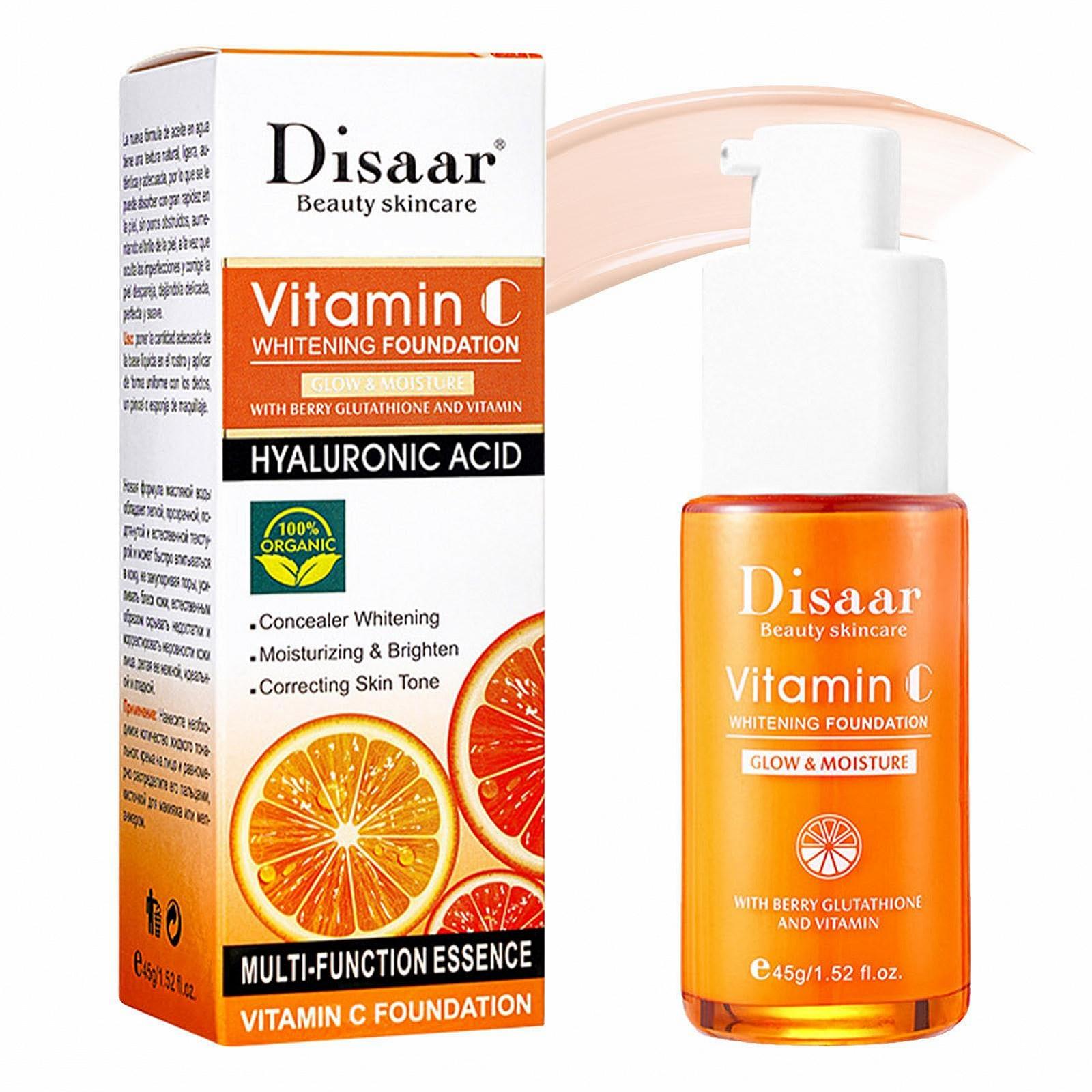 Фонд Vesone Vitamin C Liquid 1.52 fl.oz Зволожуючий Brightening Liquid Full Coverage, фото №1 Фонд Vesone Vitamin C Liquid 1.52 fl.oz Зволожуючий Brightening Liquid Full Coverage, фото №1