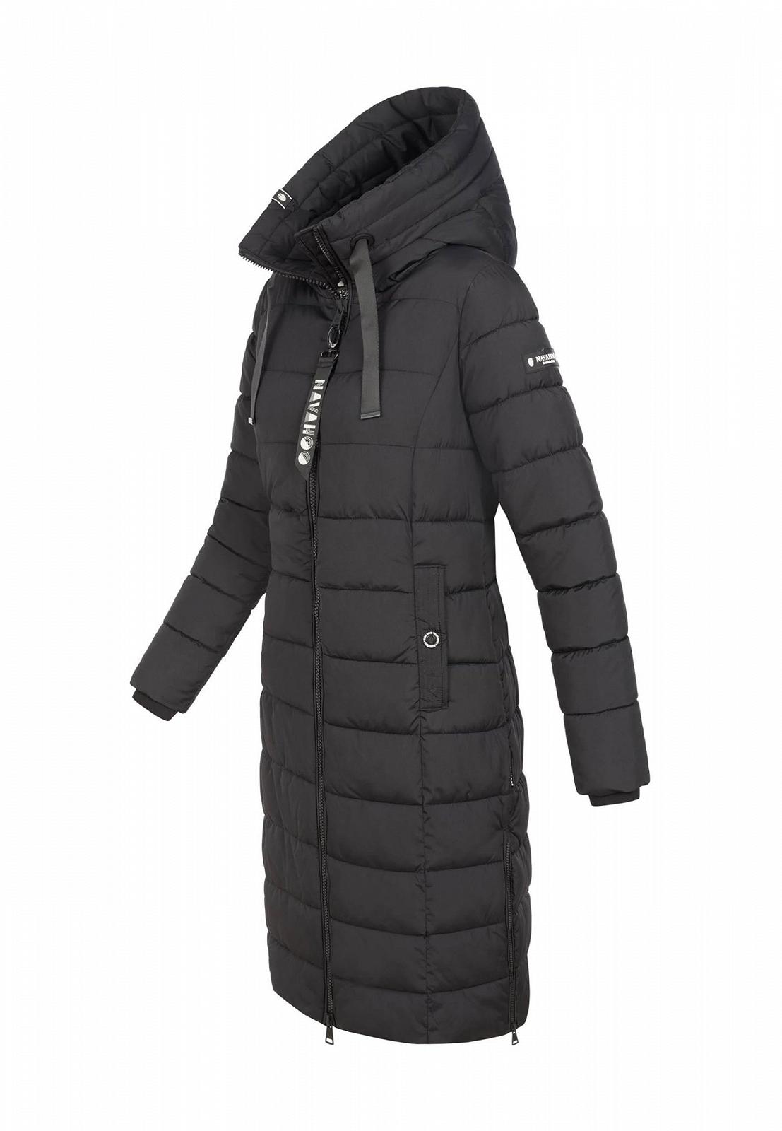 Женская зимняя куртка Navahoo N036, ветро- и водонепроницаемая, большой капюшон, боковые разрезы, стеганое пальто, теплая куртка, фото №3