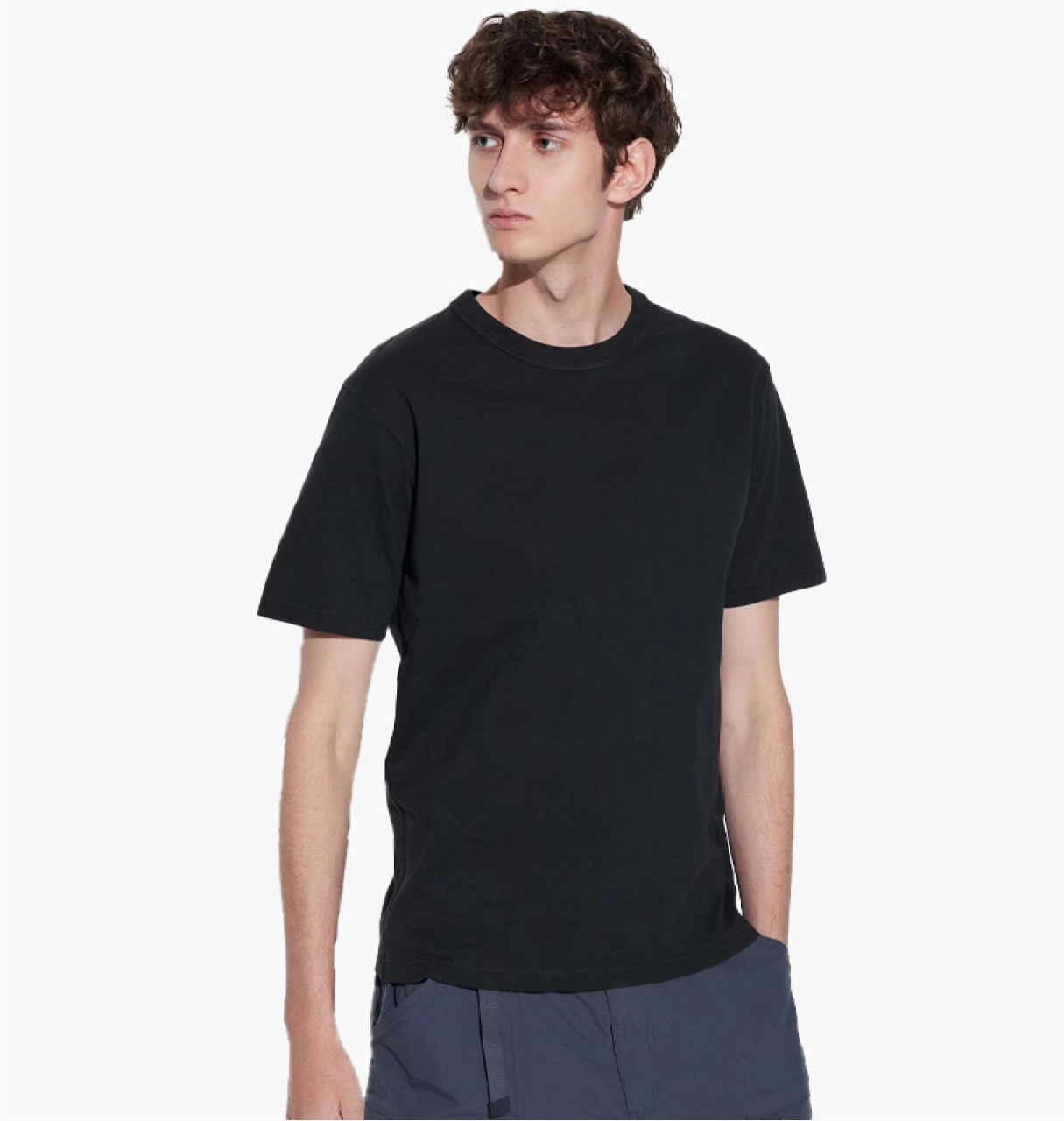 Футболка чоловіча Uniqlo Crew Neck   422992-09 M, фото №1