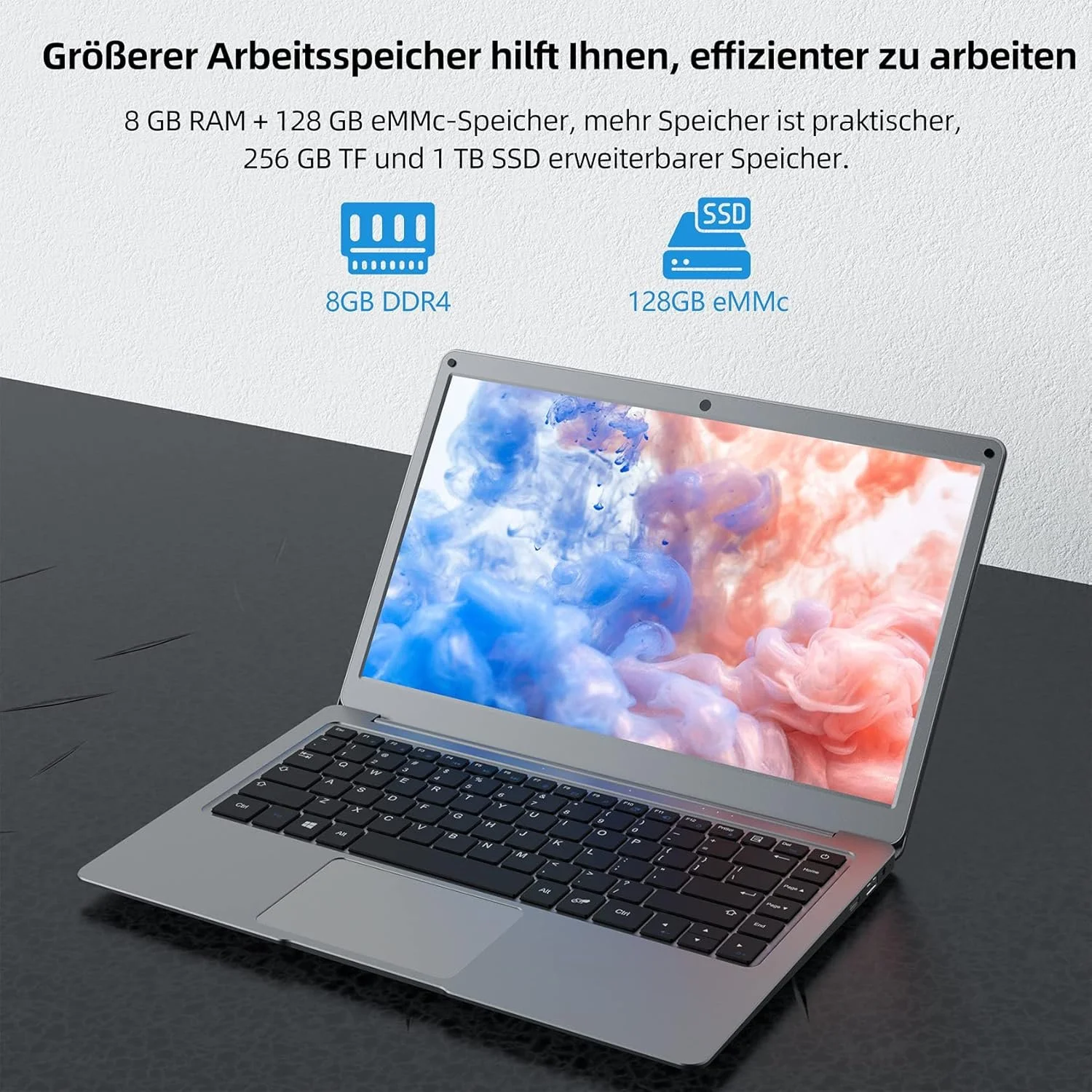 Ноутбук 13.3" Jumper EZbook X3 Intel Celeron J3455 RAM 8GB eMMC 128GB Windows 10 Home (UKR), фото №5 Ноутбук 13.3" Jumper EZbook X3 Intel Celeron J3455 RAM 8GB eMMC 128GB Windows 10 Home (UKR), фото №5