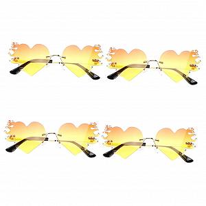 Сонцезахисні окуляри PACKOVE 4 шт. Вогняні - Фото 1