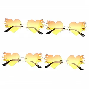 Солнцезащитные очки PACKOVE 4 шт. Огненные - Фото 1