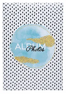 Фотоальбом Exacompta с кармашками Bright 300 фотографий 10 x 15 см, 100 страниц, 22.5 x 32.5 см, обложка из печатной бумаги с глянцевой защитной пленкой, золотое тиснение synthetic.ua - Фото 1