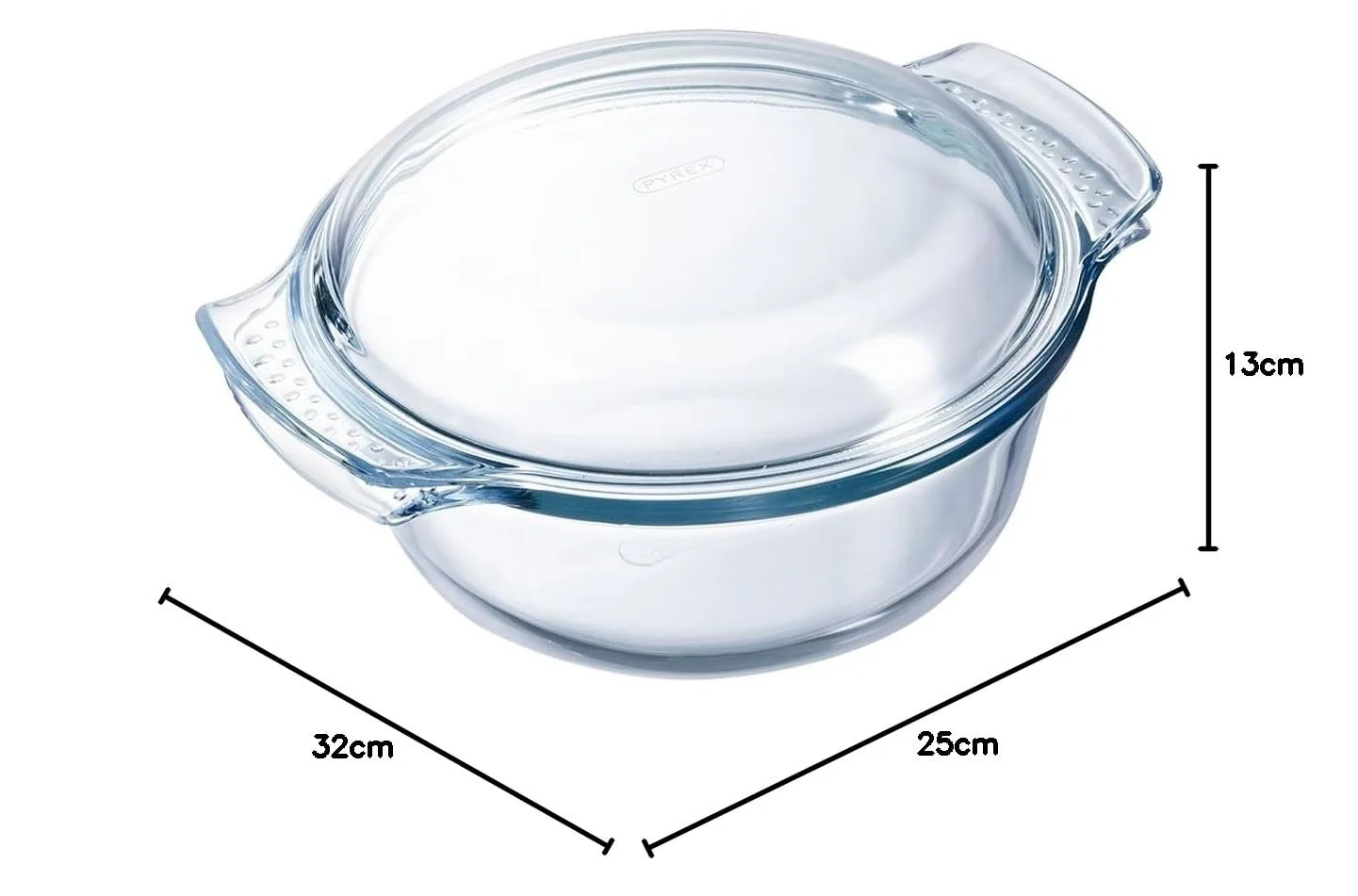 Форма для запекания Dajar Glass 5 л стеклянная прозрачная (32 x 27), фото №3 Форма для запекания Dajar Glass 5 л стеклянная прозрачная (32 x 27), фото №3