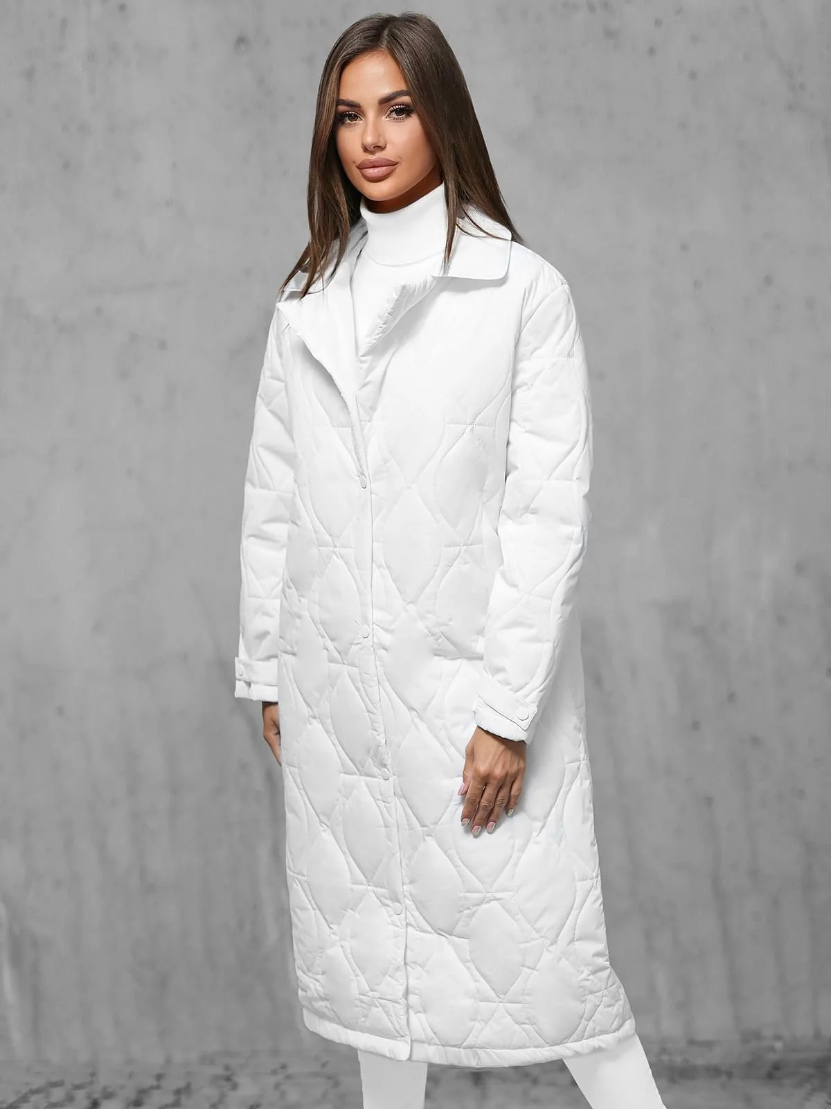 Женское зимнее пальто OZONEE JS/5M3177Z, фото №3 Женское зимнее пальто OZONEE JS/5M3177Z, фото №3