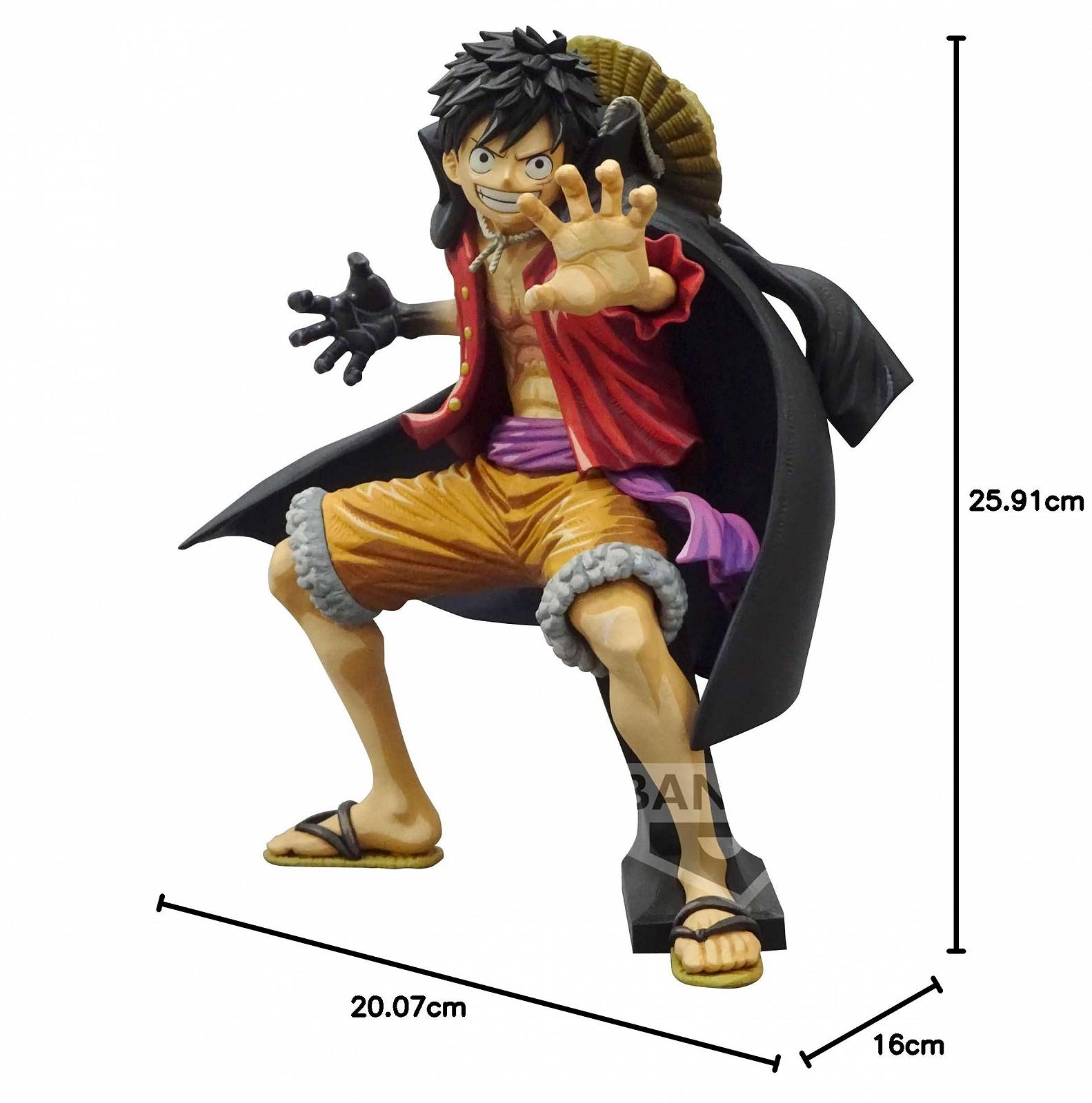 Фігурка Banpresto One Piece King of Artist Wanokuni II Monkey D Luffy (Manga Dimensions) 20 см, різнокольорова, фото №5