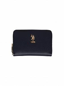 Гаманець U.S. POLO ASSN. New Jones Zip Around M Navy Синій, Класичний - Фото 1