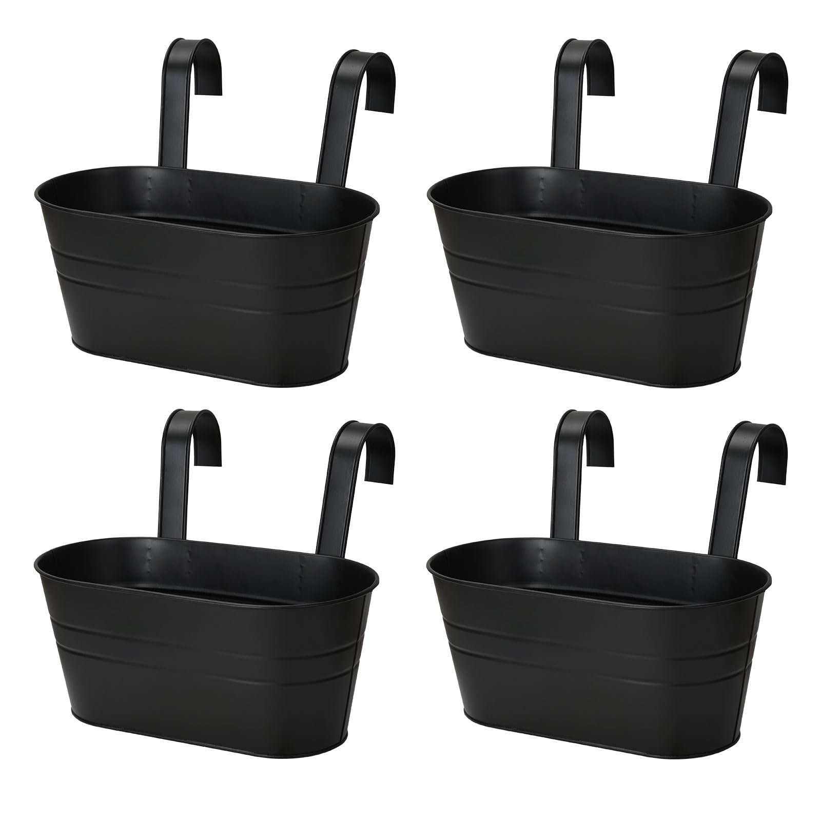 Підвісний квітковий горщик Atoke 27.5 см металевий з гачками Різнокольоровий, фото №1 Підвісний квітковий горщик Atoke 27.5 см металевий з гачками Різнокольоровий, фото №1