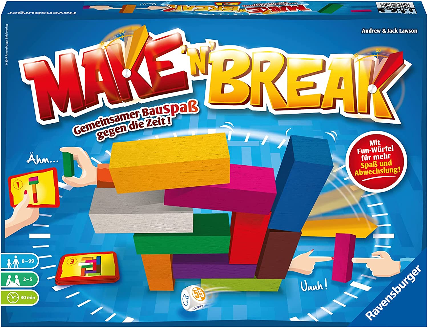 Настольная игра Ravensburger 267507 Game Make 'n' Break 17, фото №2