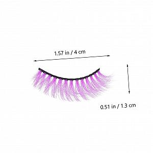 20 пар аксесуари для нарощування вій кольорові штучні вії 3D synthetic.ua - Фото 1