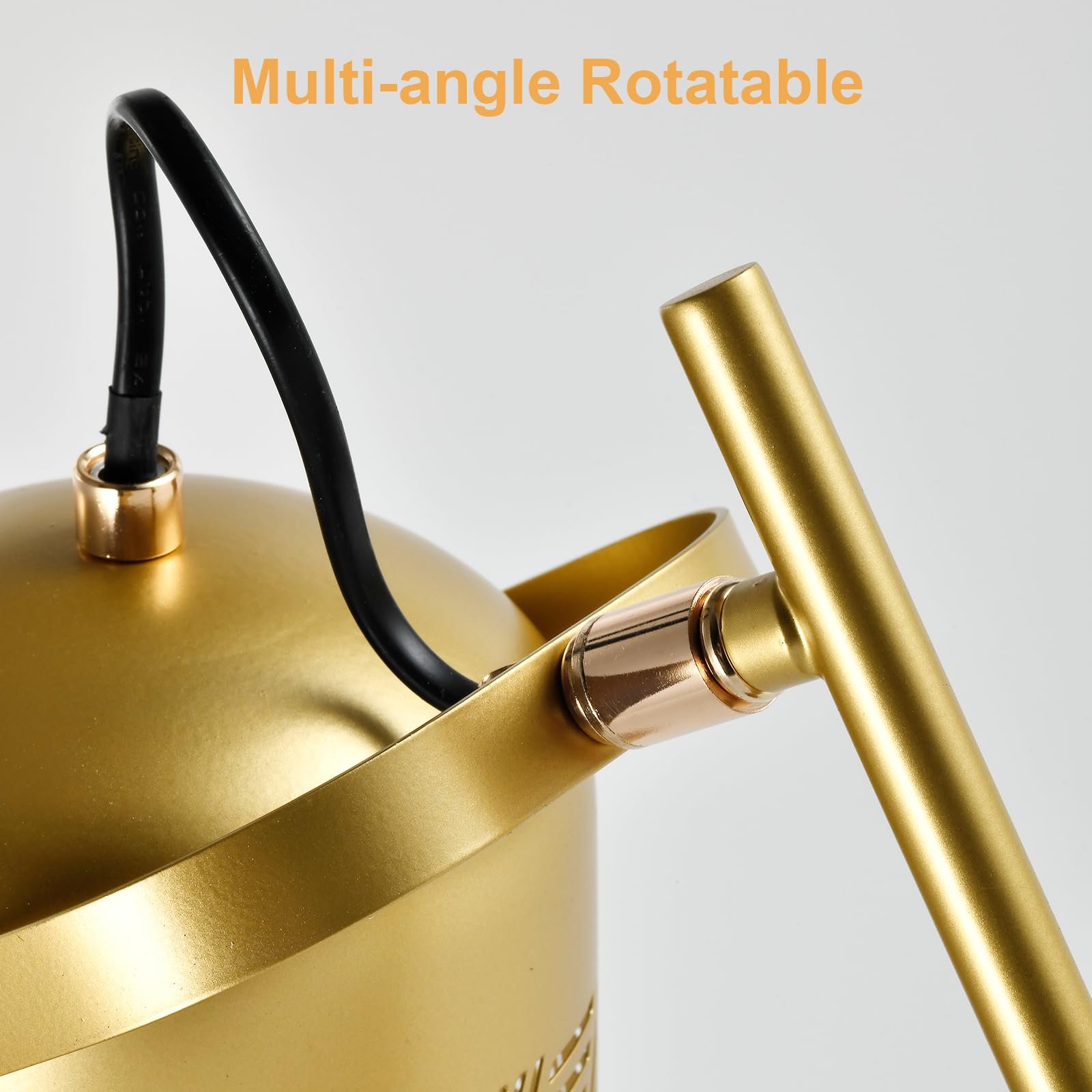 Настільна LED лампа LQWELL Retro Palace Style E27 металева, фото №3