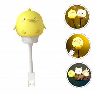 USB Homoyoyo 1 x детский светодиодный светильник ночник ночник мультипликационный животное ночник детский ночник креативный лампа украшение очаровательный лампа ABS synthetic.ua - Фото 1