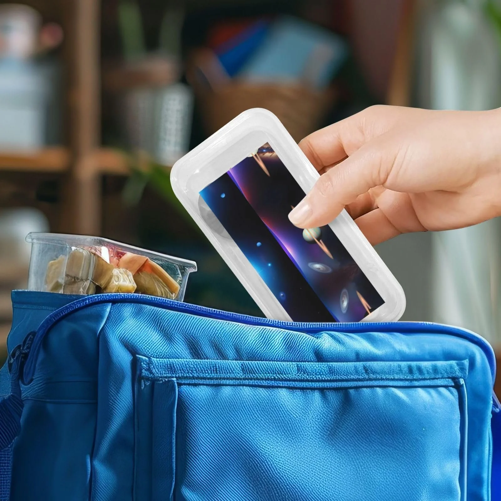 Набор детских столовых приборов с принтом Cosmic Saturn, три предмета, для детского сада, многоразовый, фото №7 Набор детских столовых приборов с принтом Cosmic Saturn, три предмета, для детского сада, многоразовый, фото №7