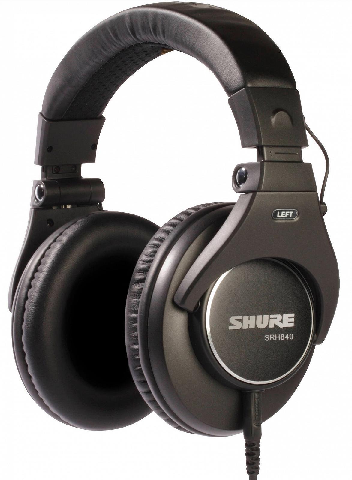 Наушники звукоизоляционные Shure SRH840-BK, фото №1