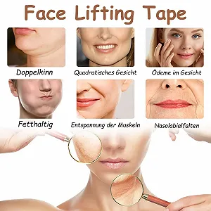 Стрічка для підтяжки обличчя Soleneva 2 шт synthetic.ua - Фото 1