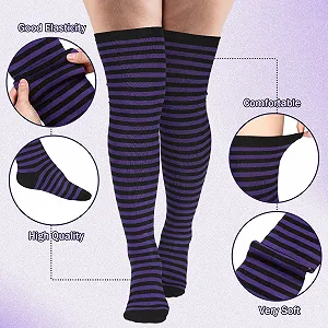 Гетры в полоску BBTO для карнавала и Рождества synthetic.ua - Фото 1