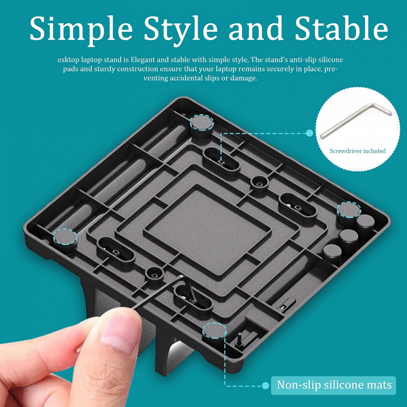 Підставка для ноутбука Вертикальна для ноутбука для столу Тримач, фото №4 Підставка для ноутбука Вертикальна для ноутбука для столу Тримач, фото №4