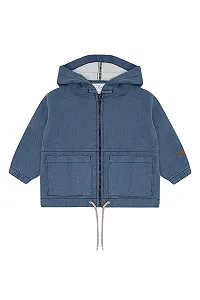 Джинсова куртка з капюшоном Hust & Claire для хлопчиків - Фото 1
