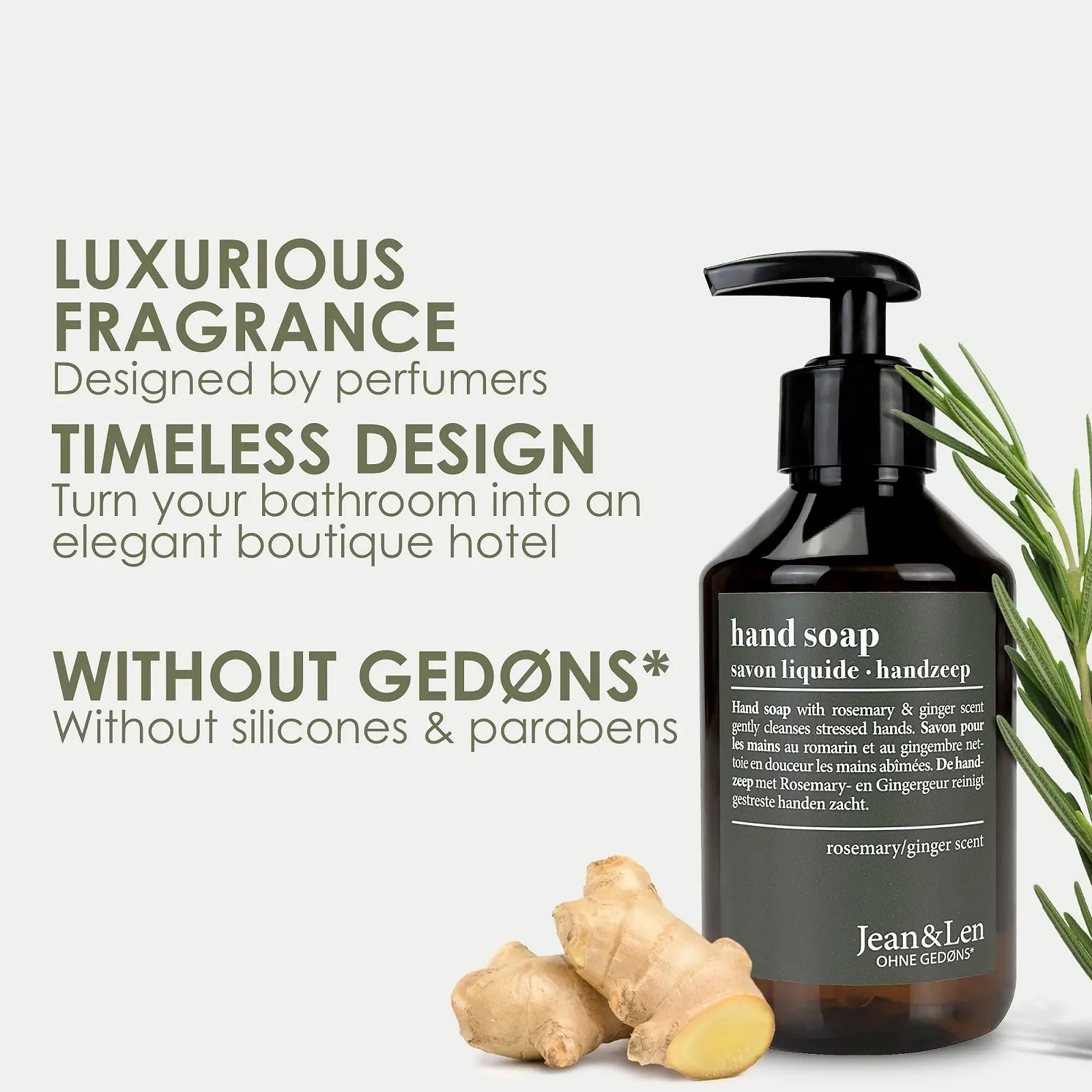 Крем для рук Jean & Len Rosemary & Ginger 75 мл, фото №3